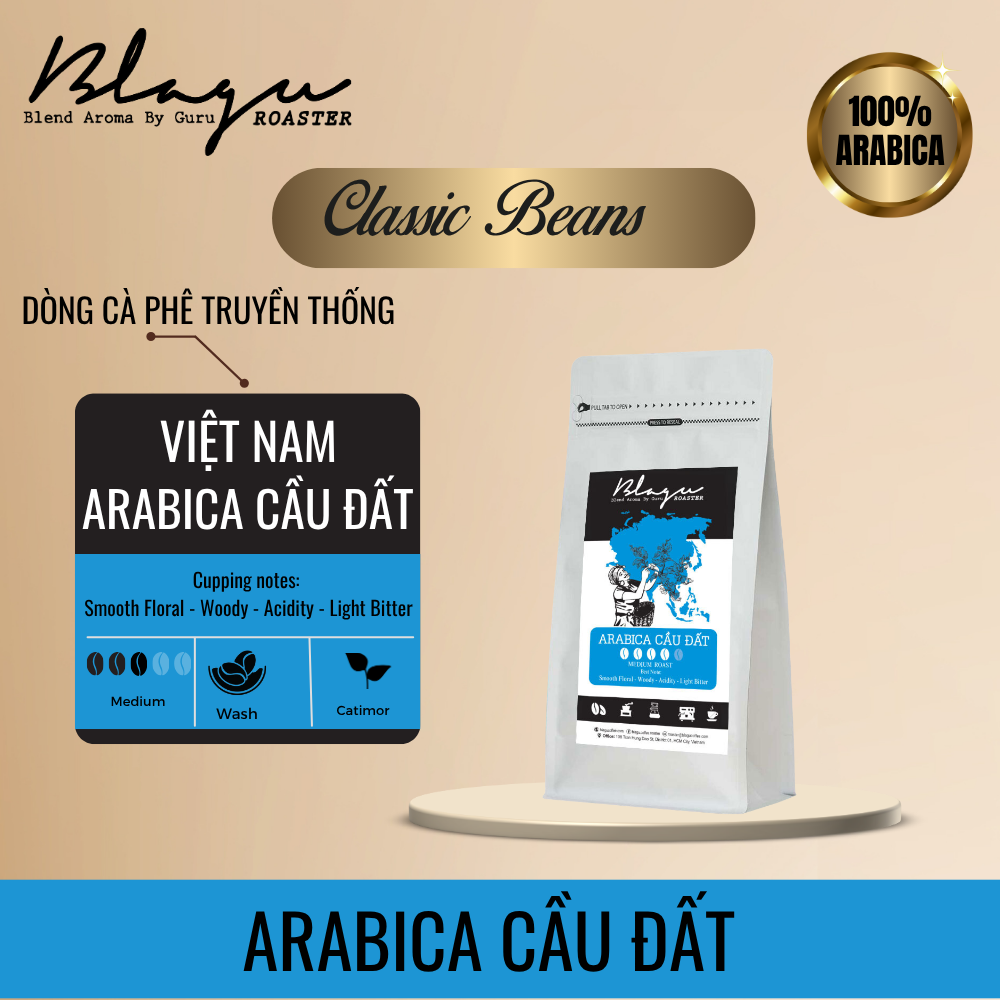 BLAGU Coffee Roasted Beans Arabica Cat Dat