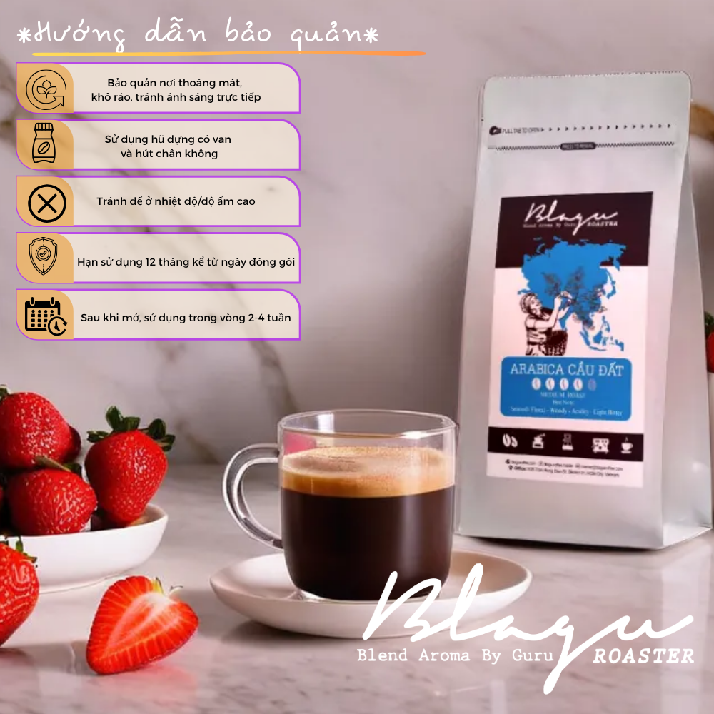 BLAGU Coffee Roasted Beans Arabica Cat Dat