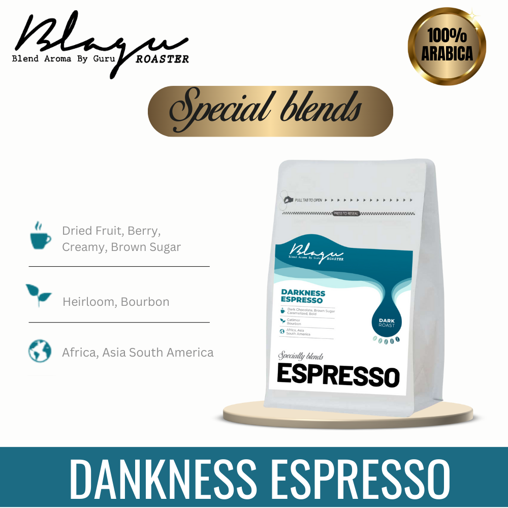 BLAGU Roasted Bean Espresso - Darkness Espresso - 250g