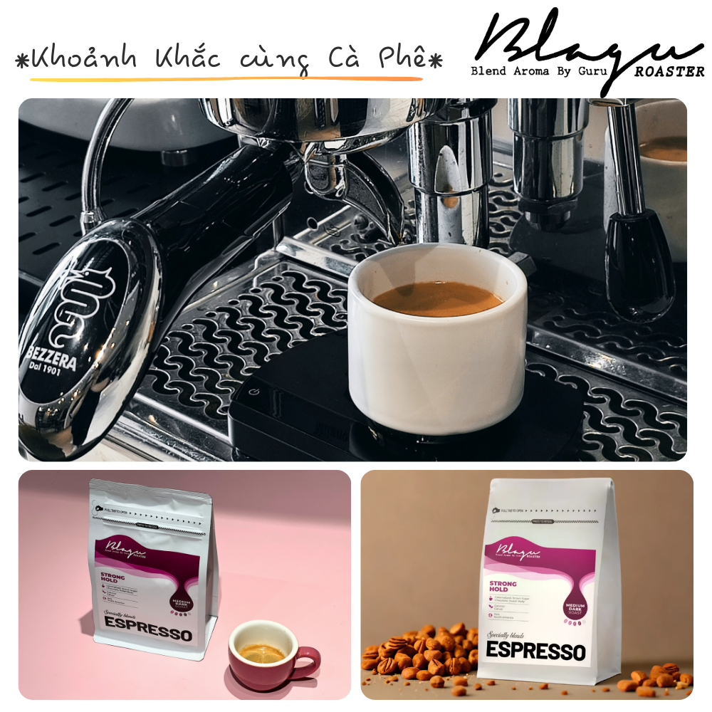 BLAGU Roasted Bean Espresso - Strong Hold - 250g