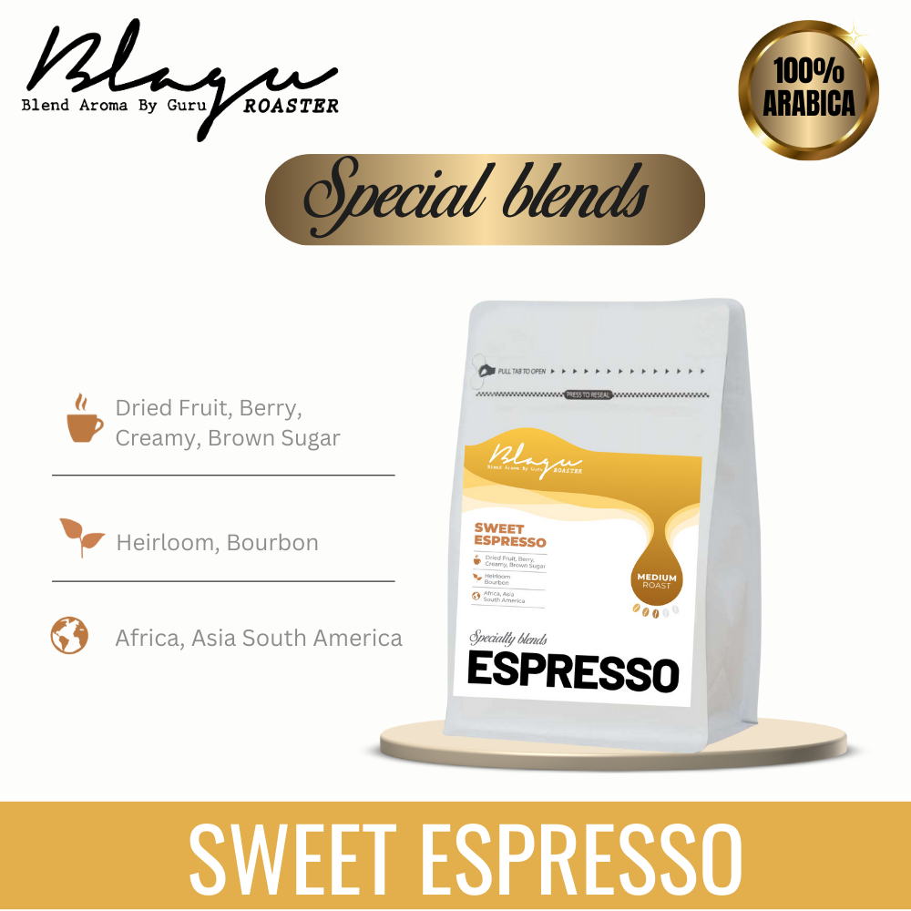 BLAGU Roasted Bean Espresso – Sweet Espresso – 250g