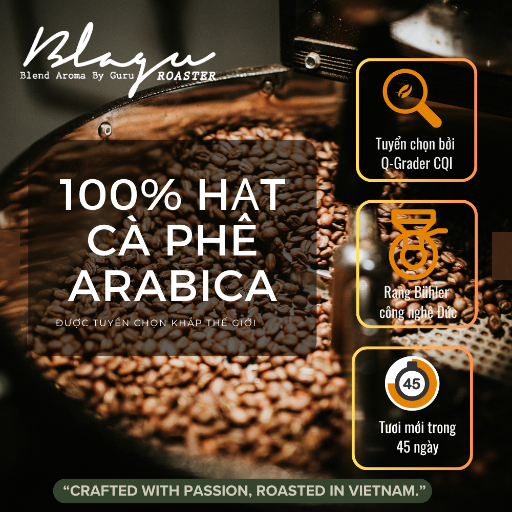 BLAGU Coffee Roasted Beans Ethiopia Sidamo – Light Medium Roast – 250g