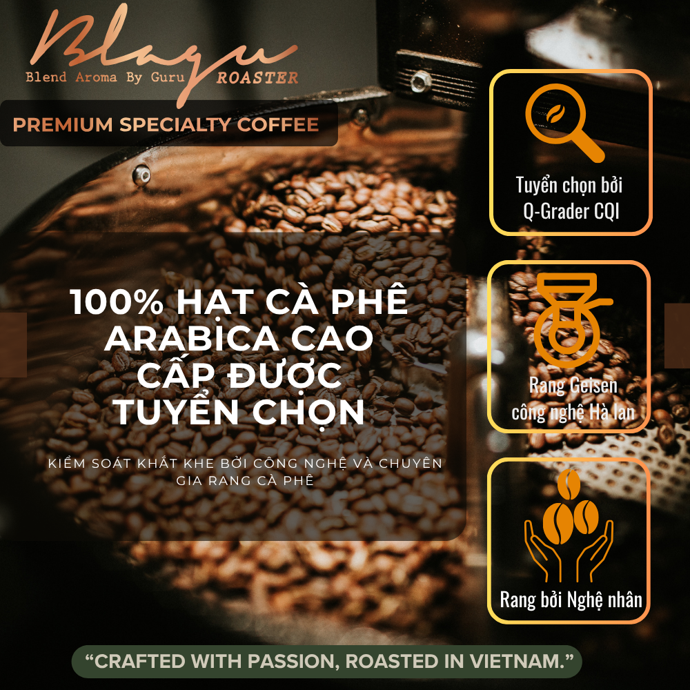 BLAGU Roasted Bean Gesha Peru - Light-Medium - 250g