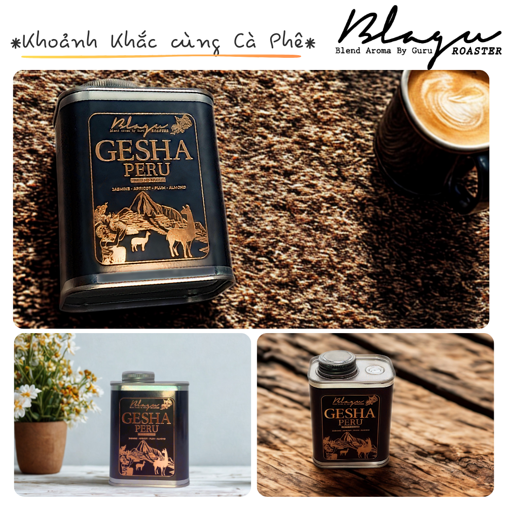 BLAGU Roasted Bean Gesha Peru - Light-Medium - 250g