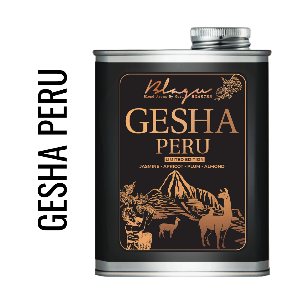 BLAGU Roasted Bean Gesha Peru - Light-Medium - 250g