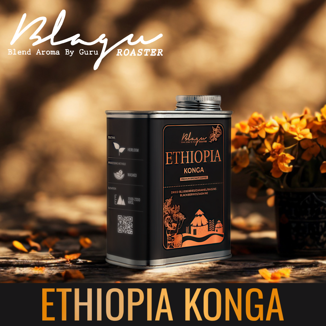 [Premium] BLAGU Roasted Bean Ethiopia Yirgacheffe Konga - 250g