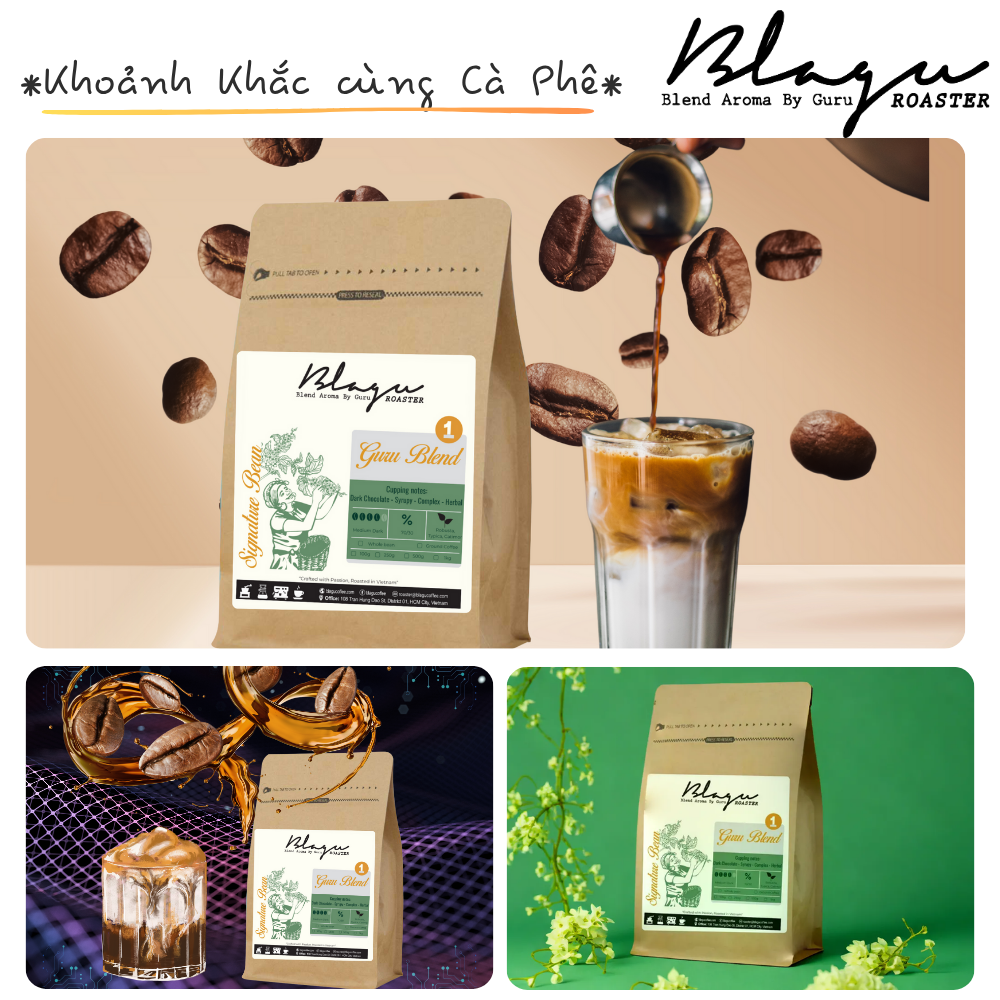 BLAGU Roasted Beans Guru Blend 1 - 250g