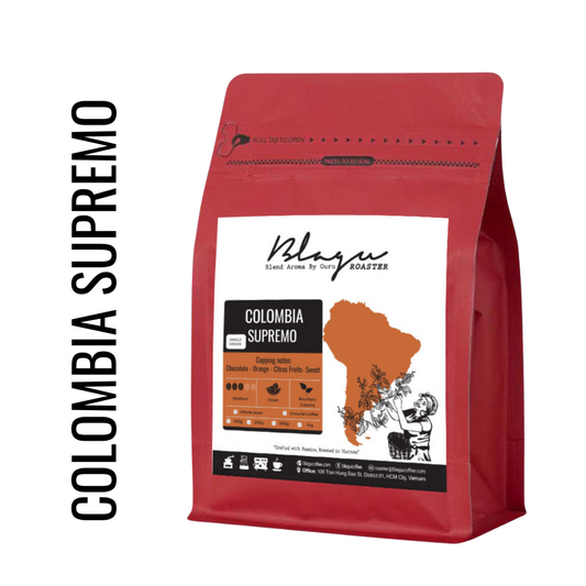 BLAGU Coffee Roasted Beans Colombia Supremo – 250g