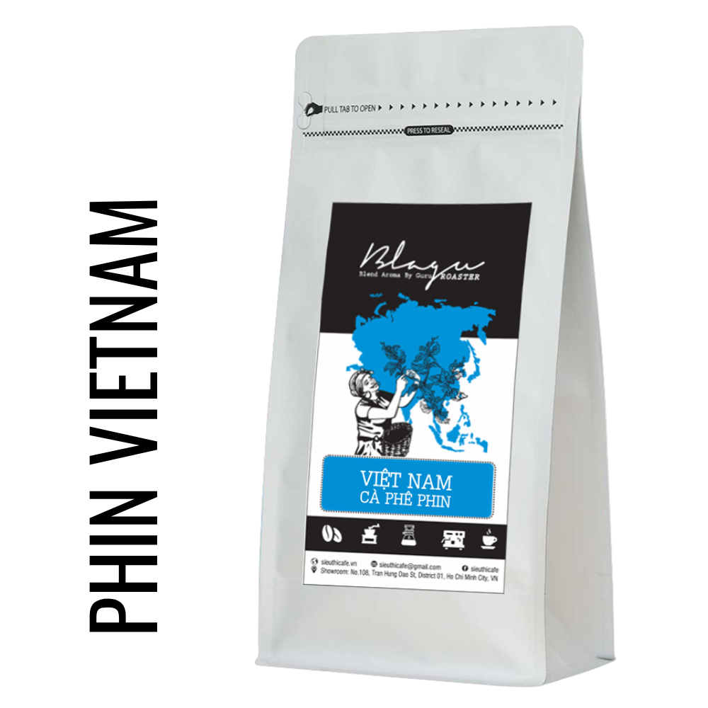 BLAGU Coffee Roasted Beans Vietnam Phin Coffee Roast – Medium Dark Roast – 500g