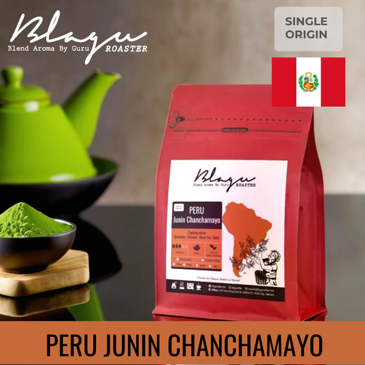 BLAGU Coffee Roasted Beans Peru Junin Chanchamayo – Medium Roast – 250g