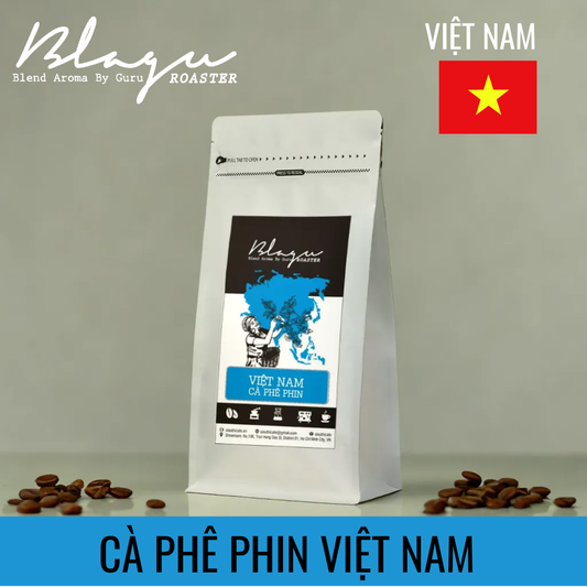 BLAGU Coffee Roasted Beans Vietnam Phin Coffee Roast – Medium Dark Roast – 500g