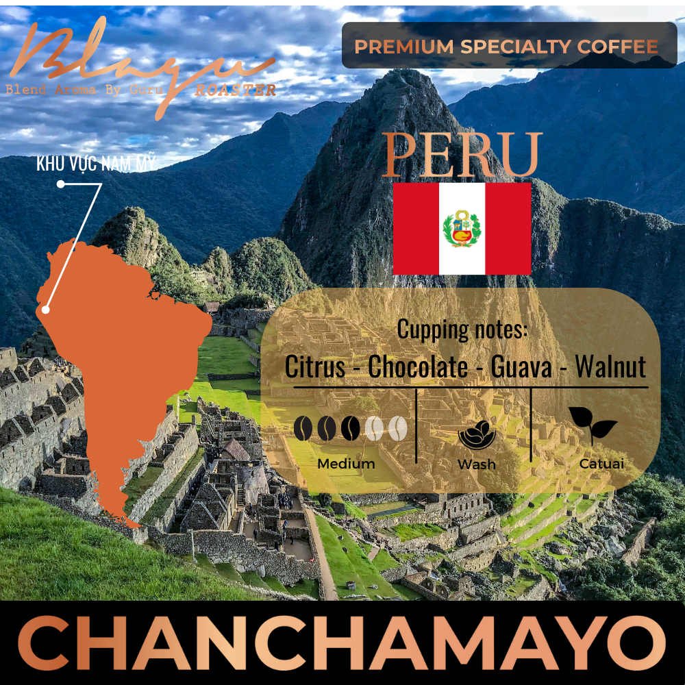 BLAGU Roasted Bean Peru Chanchamayo - Medium Roast -250g
