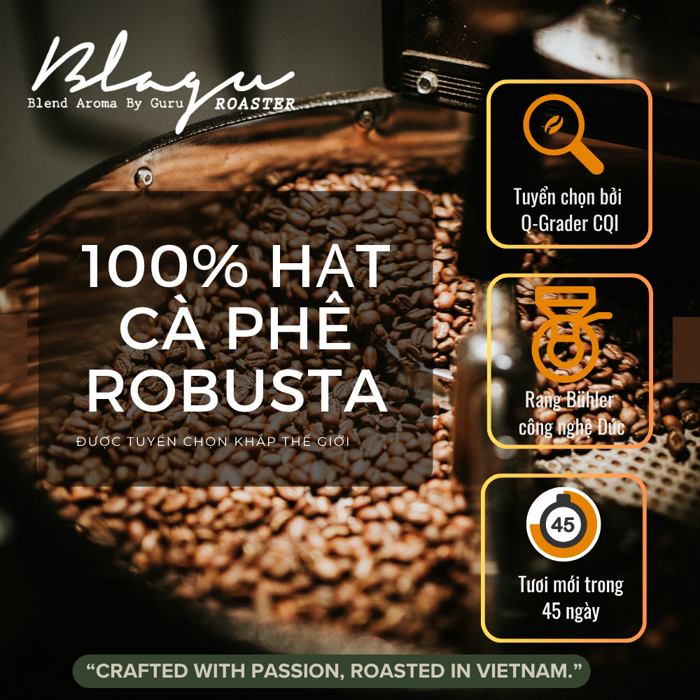 BLAGU Coffee Roasted Beans Robusta Honey