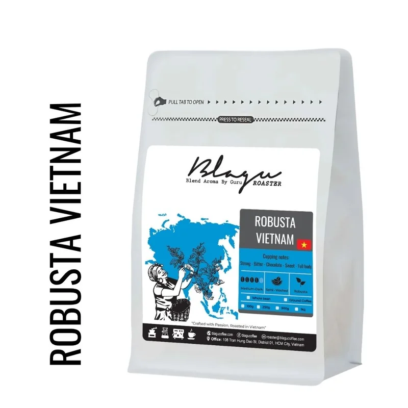 BLAGU Roasted Bean Robusta Honey - 250g