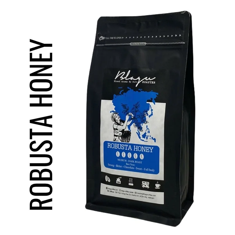 BLAGU Roasted Bean Robusta Honey - 500g